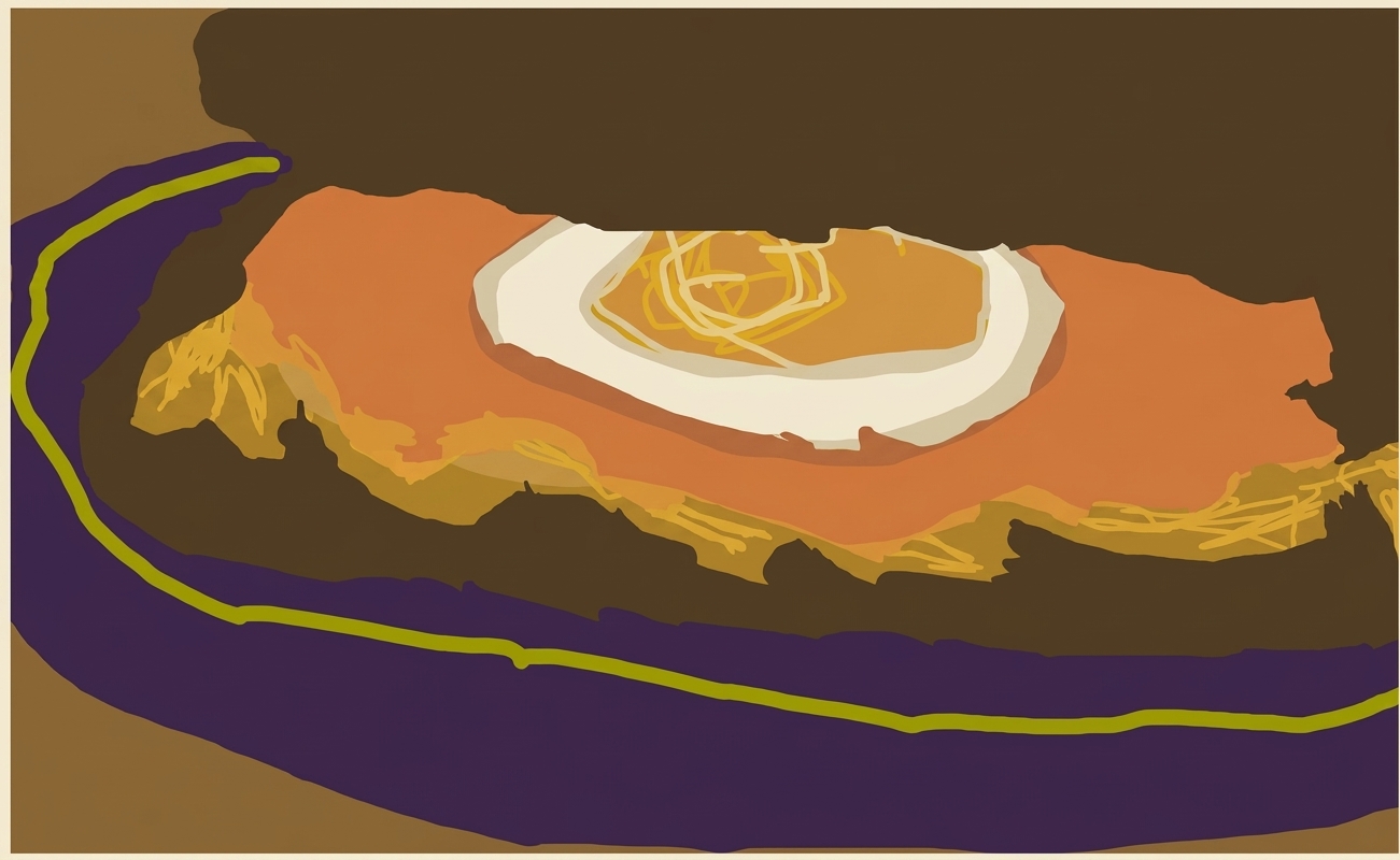 A thick-toasted brown bread Gouda and egg melt sandwich